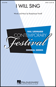 cover I Will Sing SATB choral sheet music cover